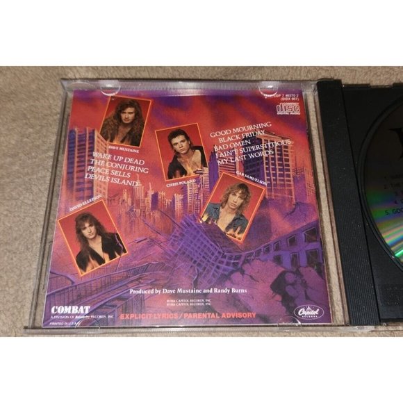 MEGADETH cd PEACE SELLS BUT WHO'S BUYING capitol cdp 7 46370 2 - Picture 9 of 11